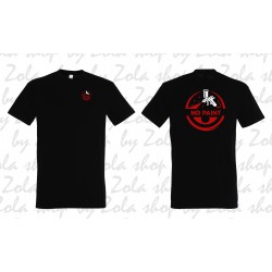 Tee-shirt noir Mixte MD PAINT