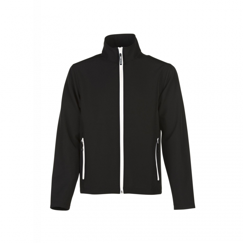 softshell bicolor noir et blanc