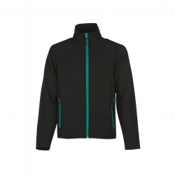 softshell noir et vert