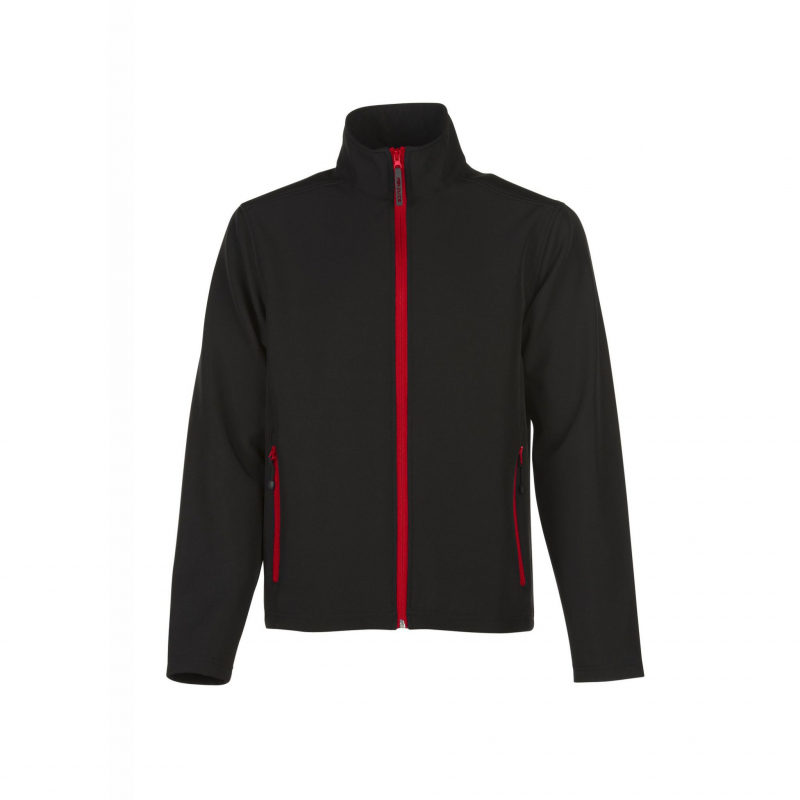 softshell noir et rouge