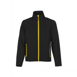 softshell noir et jaune